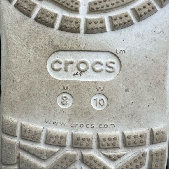 Crocs Adults Bayaband Logo White & Pink Women’s 10 // Men’s 8 - Picture 5 of 16